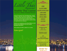 Tablet Screenshot of littlethaiseattle.com